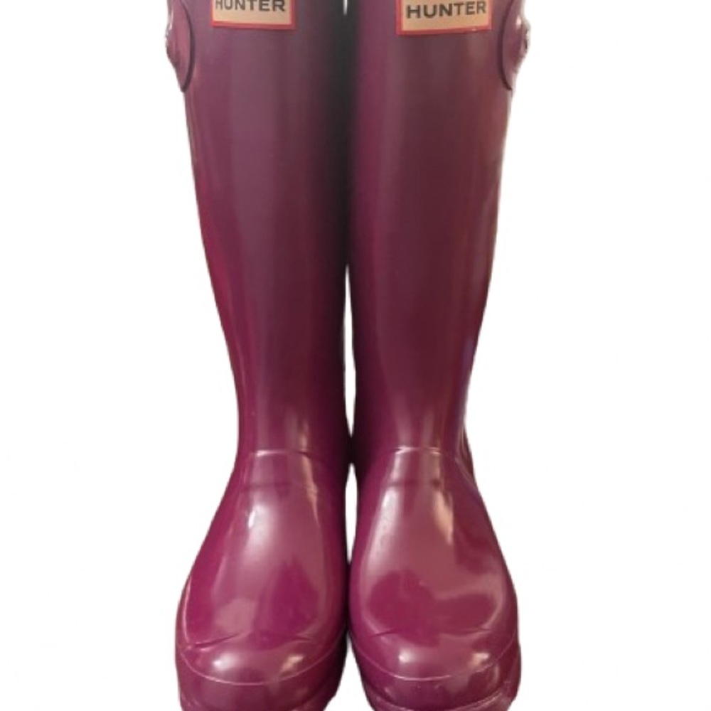 New- Hunter Rain Boots (Purple; Girls Size 6/ EU 37)